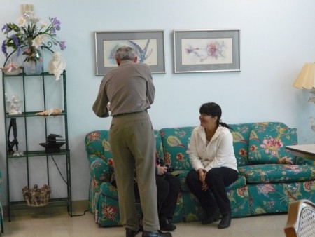 Kenneth Wapnick στο διάλειμμα